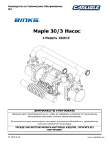 Carlisle BINKS - Maple Pump 30/3 Руководство пользователя