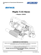 Carlisle BINKS - Maple Pump 7/15 Руководство пользователя