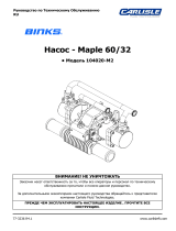 Carlisle BINKS - Maple Pump 60/32 Руководство пользователя