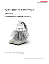 Fritsch Rotary Cone Sample Divider LABORETTE 27 Инструкция по эксплуатации