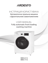 ARDESTO WMS-6115 Fully Automatic Front Loading Washing Machine Руководство пользователя