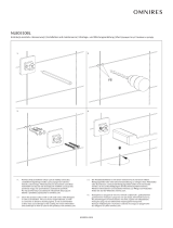 Omnires NL80510BL Installation And Maintenance Instructions
