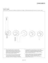 Omnires Y1237/1GLB Installation And Maintenance Instructions