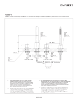 Omnires Y1232BLGL Installation And Maintenance Instructions