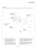 Omnires SYSY36BL Installation And Maintenance Instructions