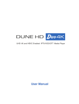 Dune HD Duo 4K Base Noir DEDUOBASE4K Руководство пользователя