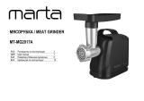 Marta MT-MG2019A Meat Grinder Руководство пользователя