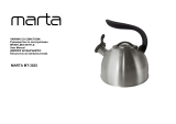 Marta MT-3024 Whistling Metal Kettle Руководство пользователя