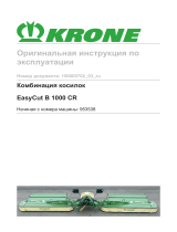 Krone BA EasyCut B 1000 CR Инструкция по эксплуатации