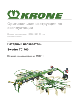 Krone BA Swadro TC 760 Инструкция по эксплуатации