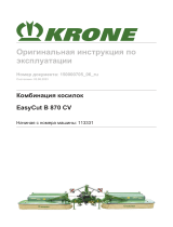 Krone BA EasyCut B 870 CV Инструкция по эксплуатации