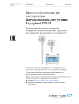 Endres+Hauser KA Liquiphant FTL63 Density Short Instruction