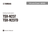 Yamaha TSX-N237 Инструкция по применению