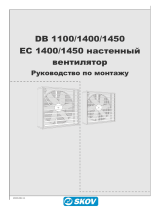 Skov DB 1100/DB 1400/DB 1450/EC 1400/EC 1450 Wall Mounting Guide