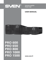 Sven Pro 1500 (LCD, USB) Руководство пользователя