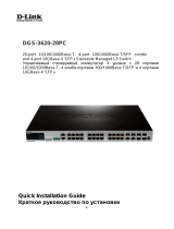 D-Link D-Link DGS-3620-28PC Managed Stackable Gigabit Switches Инструкция по установке