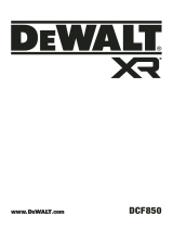 DeWalt DCF850 Руководство пользователя