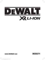 DeWalt DCS571 Руководство пользователя