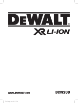 DeWalt DCW200 Руководство пользователя