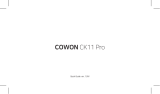 Cowon CK11 Pro Premium True Wireless Earbuds Руководство пользователя