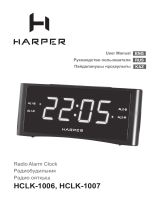 Harper HCLK-1007 Radio Alarm Clock Руководство пользователя