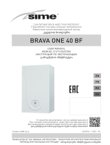 Sime Brava One 40 BF Low Temperature Wall Mounted Boiler Руководство пользователя