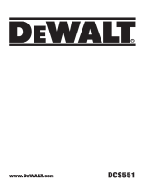DeWalt DCS551 Руководство пользователя