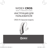 Widex CROS-FA BTE Инструкция по эксплуатации