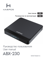 Harper ABX-230 Руководство пользователя