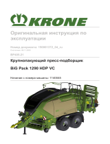 Krone BA BiG Pack 1290 HDP VC (BP405-21) Инструкция по эксплуатации