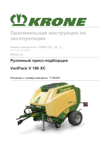 Krone BA VariPack V 190 XC (RP201-21) Инструкция по эксплуатации