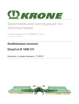 Krone BA EasyCut B 1000 CV Инструкция по эксплуатации