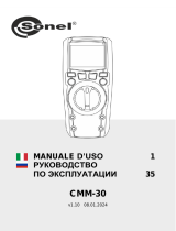 Sonel CMM-30 Руководство пользователя