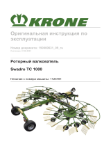 Krone BA Swadro TC 1000 Инструкция по эксплуатации