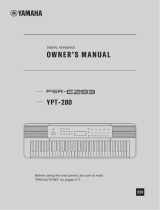 Yamaha YPT-280 Инструкция по применению