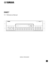 Yamaha DME7 Справочное руководство