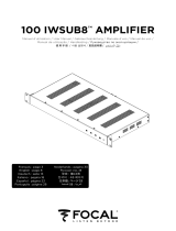 Focal 100 IWSUB8 Amplifier Руководство пользователя