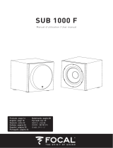 Focal SUB 1000 F Black Руководство пользователя