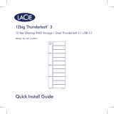 LaCie 12big Thunderbolt™ 3 Руководство по быстрой настройке