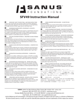 Sanus SFV49 Инструкция по установке