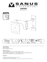 Sanus VM400 Инструкция по установке