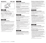 Sony SPK-WA Инструкция по эксплуатации