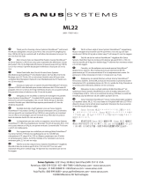 Sanus ML22 silver Руководство пользователя