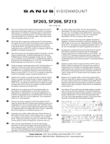 Sanus SF208-B1 Руководство пользователя