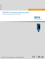 SICK WTB4S-3 focused potentiometer Инструкция по эксплуатации