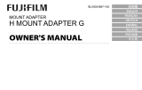 Fujifilm H MOUNT ADAPTER G Инструкция по применению