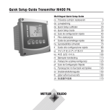 Mettler Toledo Transmitter M400 PA Руководство по быстрой настройке