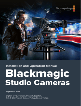 Blackmagic Studio Camera  Руководство пользователя