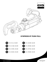 GYS RIVETING MACHINE GYSPRESS 8T PUSH-PULL Инструкция по применению