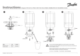 Danfoss VFG(S) (DN 150-250) - AMV(E) 55/56 Adapter Инструкция по установке